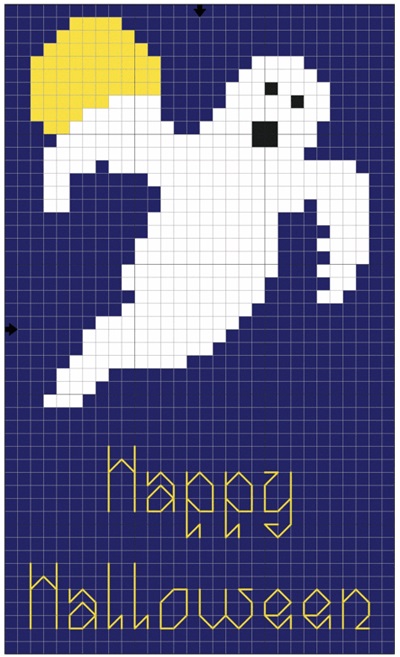 ghost cross stitch