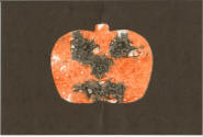 Pumpkin Stained Glass Craft