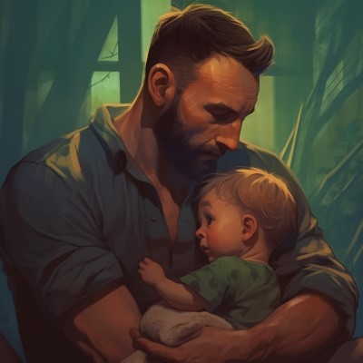 Father and baby