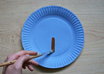 paper plate autumn tree
