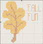 Autumn Cross Stitch Pattern