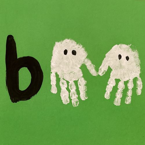 Ghost handprint craft