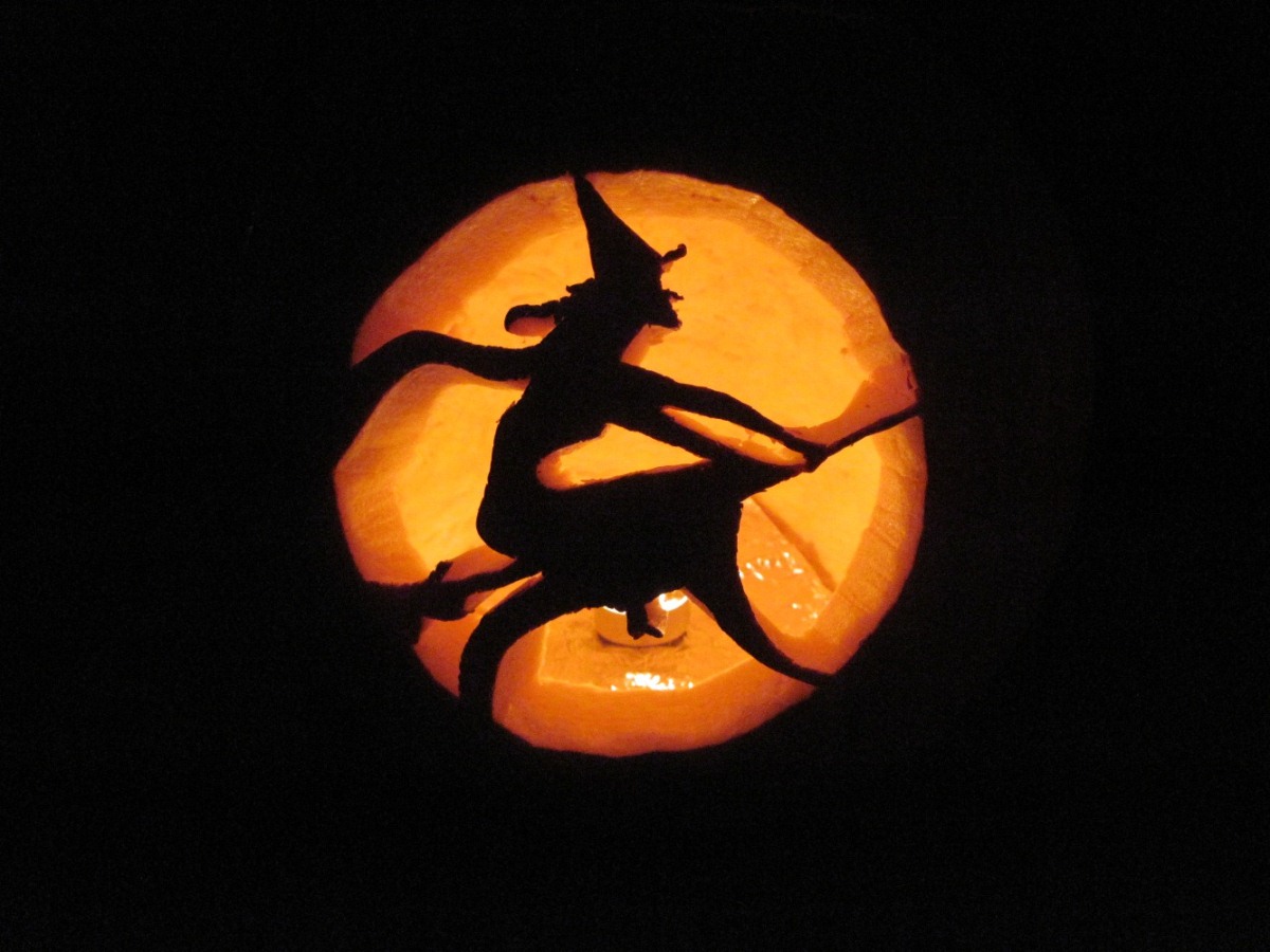 Witch 2 Pumpkin Pattern