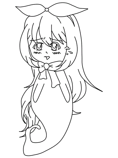 Halloween Chibi: ghost