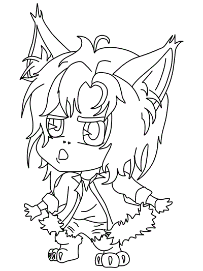 Halloween Chibi: werewolf