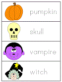 Halloween Word Wall Words