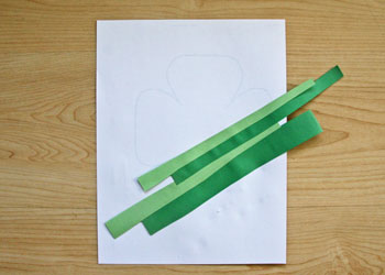 pattern shamrock craft
