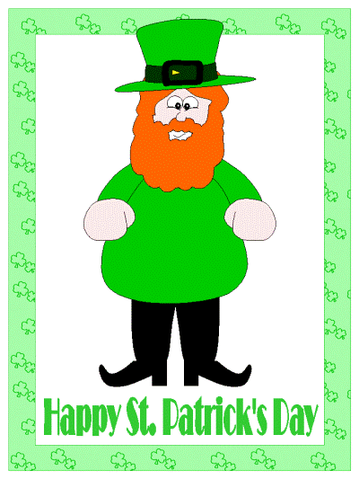 saint patrick's day coloring page