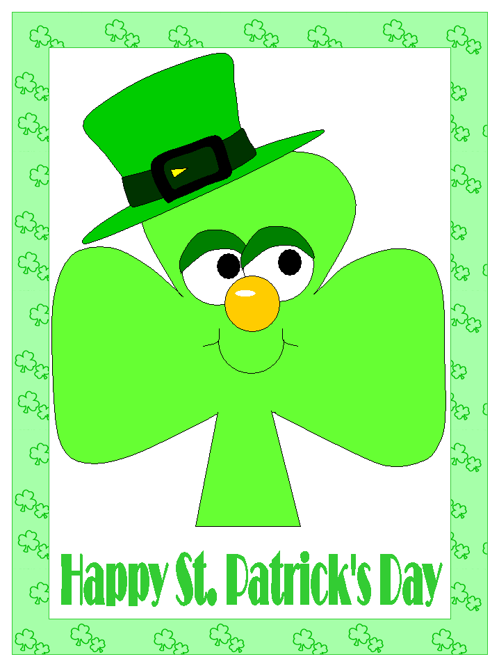 saint patrick's day coloring page