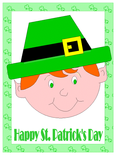 saint patrick's day coloring page