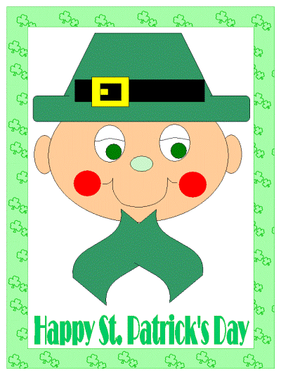 saint patrick's day coloring page