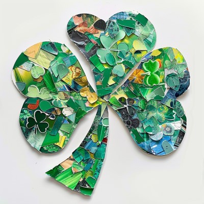 collage shamrock