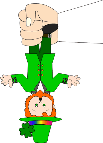 Molly catches the leprechaun