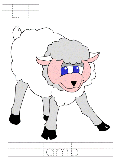spring tracer page - Ll lamb