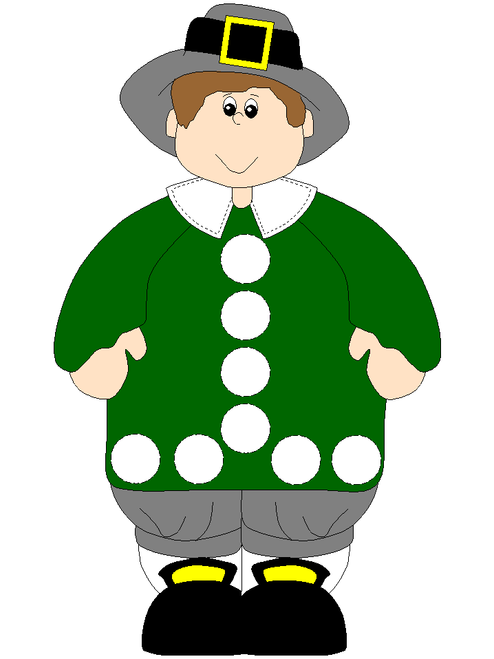 Thanksgiving pilgrim bingo dauber art worksheet