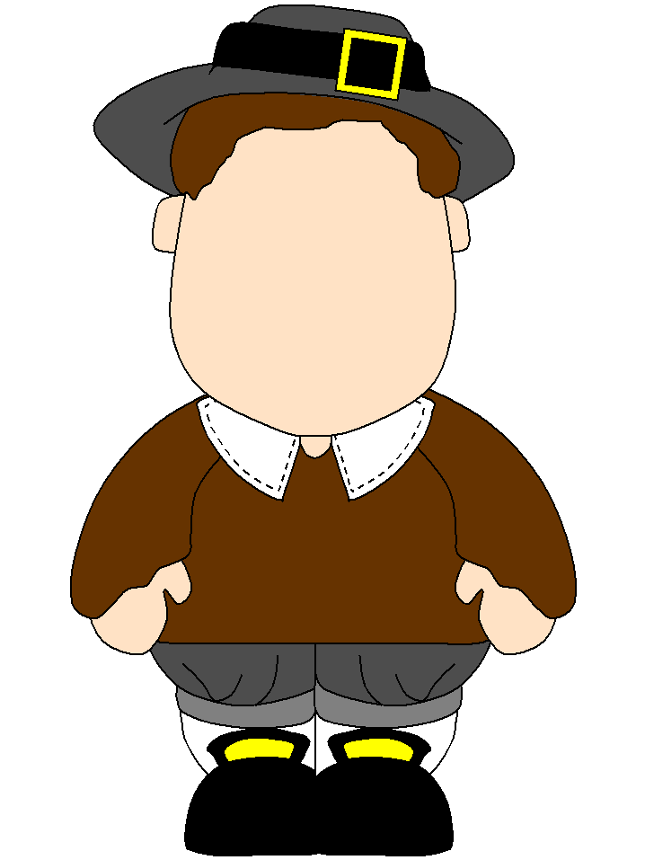 Draw the Face on the Thanksgiving character