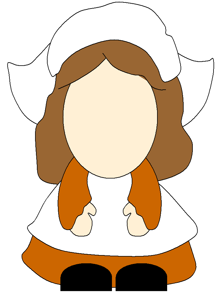 Draw the Face on the Thanksgiving character