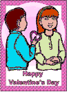 st. valentine's day coloring pages
