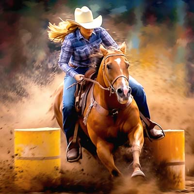 barrel racing