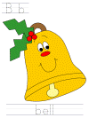 christmas bell tracer pages