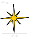 christmas star tracer pages