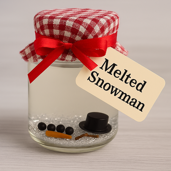 Melted Snowman craft