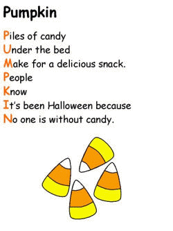 Halloween Poem - Pumpkin
