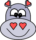 heart hippo craft instructions