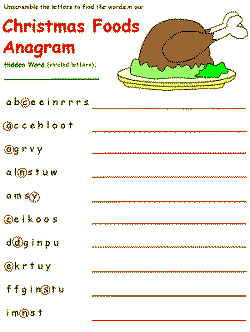 Christmas anagram