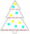 Christmas lacing craft