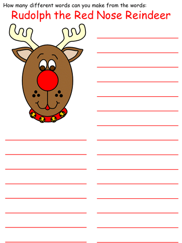 christmas word mining puzzles