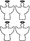 basic shapes Christmas coloring pages