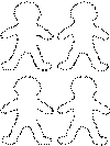 basic shapes Christmas coloring pages