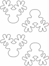 basic shapes Christmas coloring pages