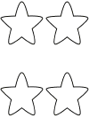 basic shapes Christmas coloring pages