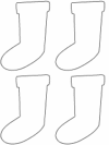 basic shapes Christmas coloring pages
