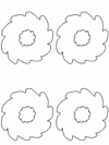basic shapes Christmas coloring pages