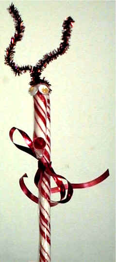 Reindeer candy cane craft