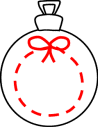 ornament lacing template