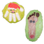 Hand or Foot Print Ornaments