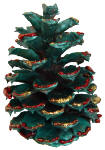 Christmas Pinecone Ornament