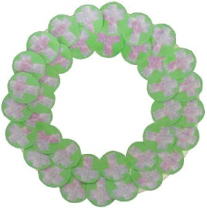 Easter Plate Wreath (Crosses)