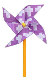 Easter Pinwheel - Crosses