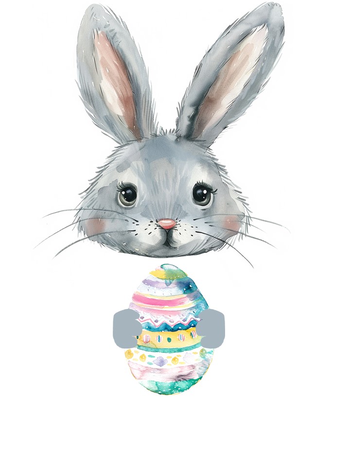 Footprint bunny template