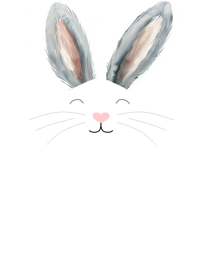 Footprint bunny template