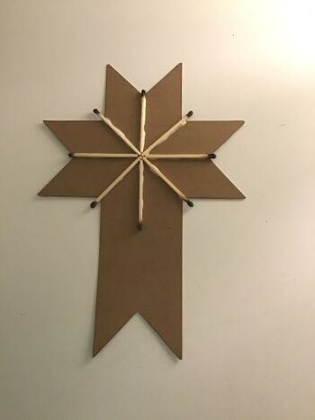 Match Cross Easter Craft