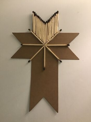 Match Cross Easter Craft