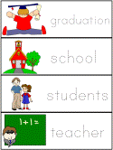 Graduation Word Wall Words