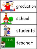 Graduation Word Wall Words