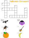 halloween picture crossword puzzle